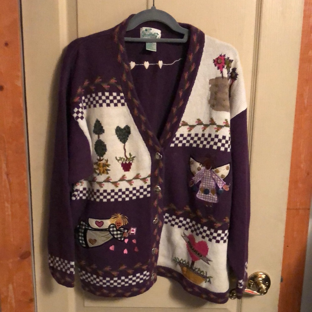 Quaker factory Christmas sweater